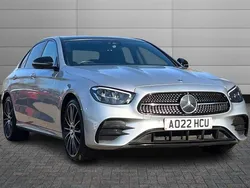 Silver Used 2022 Mercedes E400 AMG line Sedan | £35,995 (Fair price)