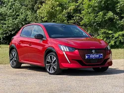 Red Used 2021 Peugeot e-208 Premium Hatchback | £14,675 (Fair price)