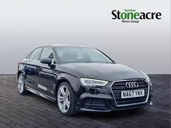 Black Used 2017 Audi A3 S-Line Sedan | £13,250 (Good price)