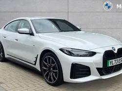 Mineral white metallic Used 2024 BMW i4 M Sport Sedan | £44,175 (Fair price)