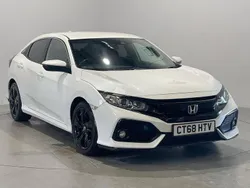 White Used 2018 Honda Civic SR Hatchback | £11,999 (Fair price)