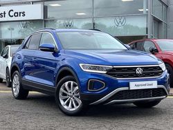 Blue Used 2025 VW T-Roc Match SUV | £33,995