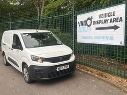 White Used 2021 Peugeot Partner Premium Van | £10,200 (A bit pricey)