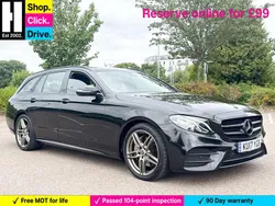 Black Used 2017 Mercedes E220 AMG line Estate | £14,132 (Good price)