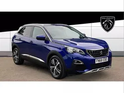 Blue Used 2018 Peugeot 3008 Allure SUV | £11,340 (Fair price)
