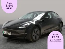 Black Used 2021 Tesla Model 3 Long Range Sedan | £19,384 (Fair price)