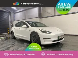 White Used 2021 Tesla Model 3 Long Range Sedan | £18,197 (Fair price)