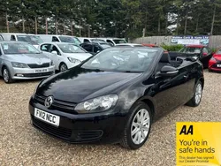 Black Used 2012 VW Golf Cabriolet SE Cabriolet | £4,450 (Fair price)