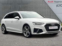 White Used 2023 Audi A4 S-Line Estate | £29,134 (Good price)