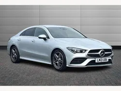Silver Used 2021 Mercedes CLA180 AMG Line Premium Sedan | £20,950 (Fair price)
