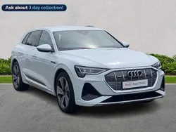 White Used 2021 Audi e-tron S-Line SUV | £28,505 (Expensive)