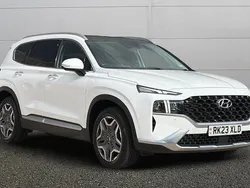 White Used 2023 Hyundai Santa Fe Ultimate SUV | £30,995 (Fair price)