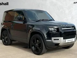 Metallic santorini black Used 2024 Land Rover Defender SE SUV | £51,385 (Good price)