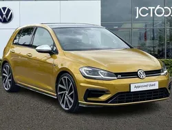 Yellow Used 2018 VW Golf VII R Hatchback | £27,143 (Expensive)