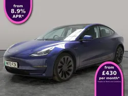 Blue Used 2020 Tesla Model 3 Performance Sedan | £22,482 (Fair price)