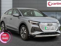 Grey Used 2022 Audi Q4 Sportback e-tron Sport SUV | £22,750