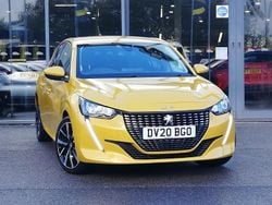 Yellow Used 2020 Peugeot 208 Allure Hatchback | £12,498 (Fair price)