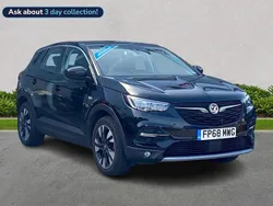 Black Used 2018 Vauxhall Grandland X Sport SUV | £11,490 (Fair price)