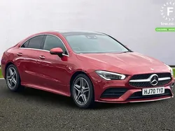 Red Used 2020 Mercedes CLA200 AMG Line Premium Plus Coupe | £22,699 (Fair price)