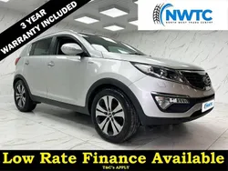 Silver Used 2013 Kia Sportage 3 SUV | £4,895 (Fair price)