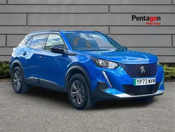 Blue Used 2023 Peugeot e-2008 Active+ SUV | £13,995 (Good price)