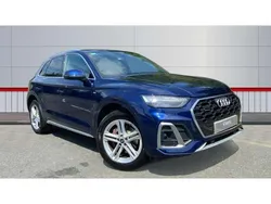Blue Used 2021 Audi Q5 S-Line SUV | £29,795 (Fair price)