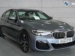Blue Used 2022 BMW 530e M Sport Sedan | £24,914 (Fair price)