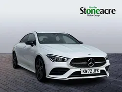 White Used 2023 Mercedes CLA200 AMG Line Premium Coupe | £23,500 (Good price)