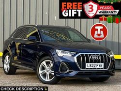 Blue Used 2022 Audi Q3 S-Line SUV | £23,970 (Fair price)