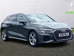 Grey Used 2021 Audi A3 Sportback S-Line Hatchback | £18,899 (Fair price)