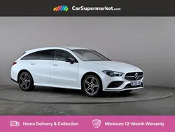 White Used 2023 Mercedes CLA250e AMG Line Premium Sedan | £22,697 (Fair price)