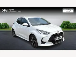 White Used 2024 Toyota Yaris Hybrid Design Hatchback | £18,412 (Fair price)
