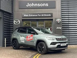 Blue New 2025 Jeep Compass SUV | £28,475 (Expensive)