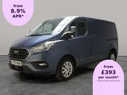 Blue Used 2020 Ford Transit Custom Limited Van | £17,582 (Fair price)