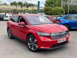 Velvet red Used 2024 Skoda Enyaq iV SUV | £31,795 (Fair price)