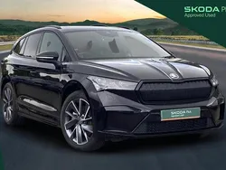 Black magic pearl effect Used 2023 Skoda Enyaq iV SportLine SUV | £30,618 (Fair price)