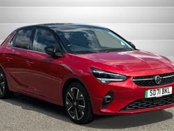 Red Used 2021 Vauxhall Corsa-e Elite Hatchback | £11,393 (Fair price)