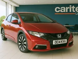 Red Used 2014 Honda Civic SE Plus Hatchback | £10,995 (A bit pricey)