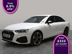 White Used 2022 Audi A4 Black Edition Sedan | £23,187 (Fair price)