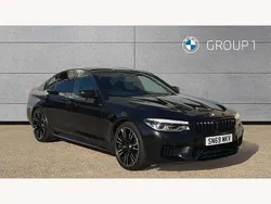 Black sapphire metallic paint Used 2019 BMW M5 Comfort Edition Sedan | £42,995 (Fair price)