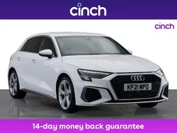 White Used 2021 Audi A3 S-Line Hatchback | £17,879 (Fair price)