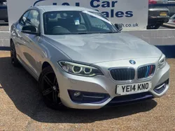 Silver Used 2014 BMW 220 Sport Line Coupe | £8,995 (Fair price)