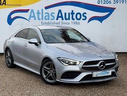 Silver Used 2021 Mercedes CLA180 AMG line Sedan | £18,500 (Fair price)