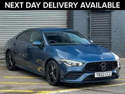 Blue Used 2022 Mercedes CLA200 AMG line Coupe | £20,000 (Fair price)