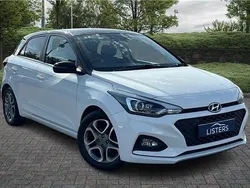 Solid polar white Used 2019 Hyundai i20 Hatchback | £11,685 (Fair price)