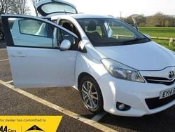 White Used 2014 Toyota Yaris Plus Hatchback | £4,990 (Fair price)