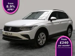 White Used 2022 VW Tiguan Life SUV | £17,377 (Good price)