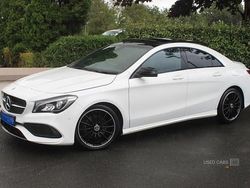 White Used 2019 Mercedes CLA220 AMG line Sedan | £18,995 (A bit pricey)