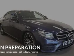 Blue Used 2020 Mercedes E300 AMG line Sedan | £24,520 (Good price)