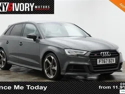 Grey Used 2018 Audi S3 Black Edition Hatchback | £16,490 (Fair price)
